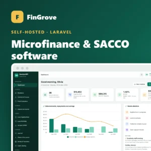 FinGrove microfinance and SACCO software for Laravel